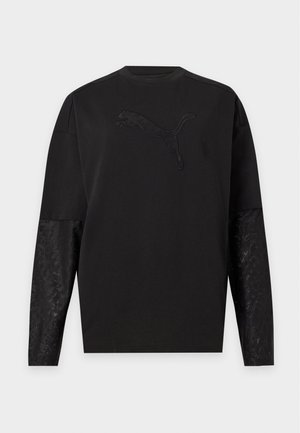 Puma, SLEEVES - Maglietta a manica lunga - black