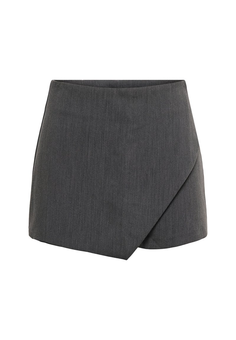 Only Minirok donkergrijs gemêleerd Only Minirok donkergrijs gemêleerd