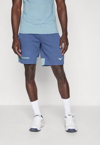 Mizuno - ATHLETICS HALF PANT - Sports shorts - vintage blue Thumbnail Image 1
