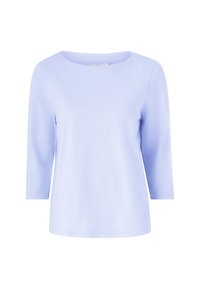 MIT RUNDHALSAUSSCHNITT  - Top s dlouhým rukávem - blau