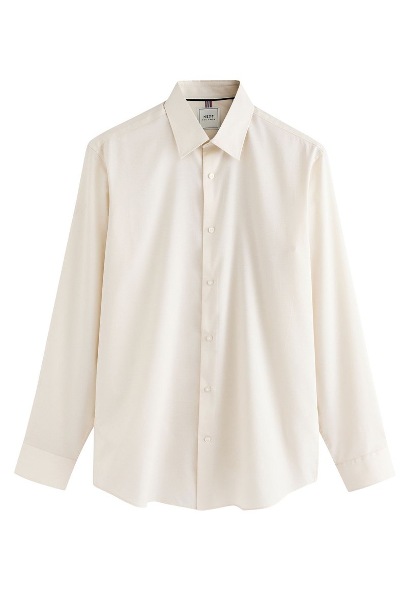 Next EASY CARE TEXTURED - REGULAR FIT - Chemise - ivory white