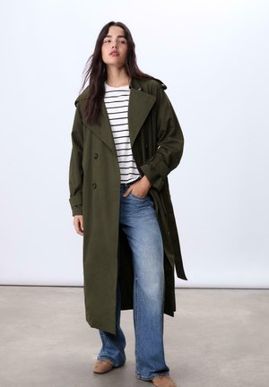 LONG OVERSIZE - Trenčkot - green