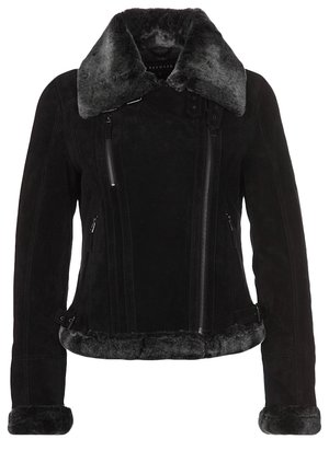 Chaqueta de cuero - black