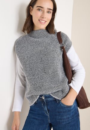 Cecil Stickad tröja - schwarz