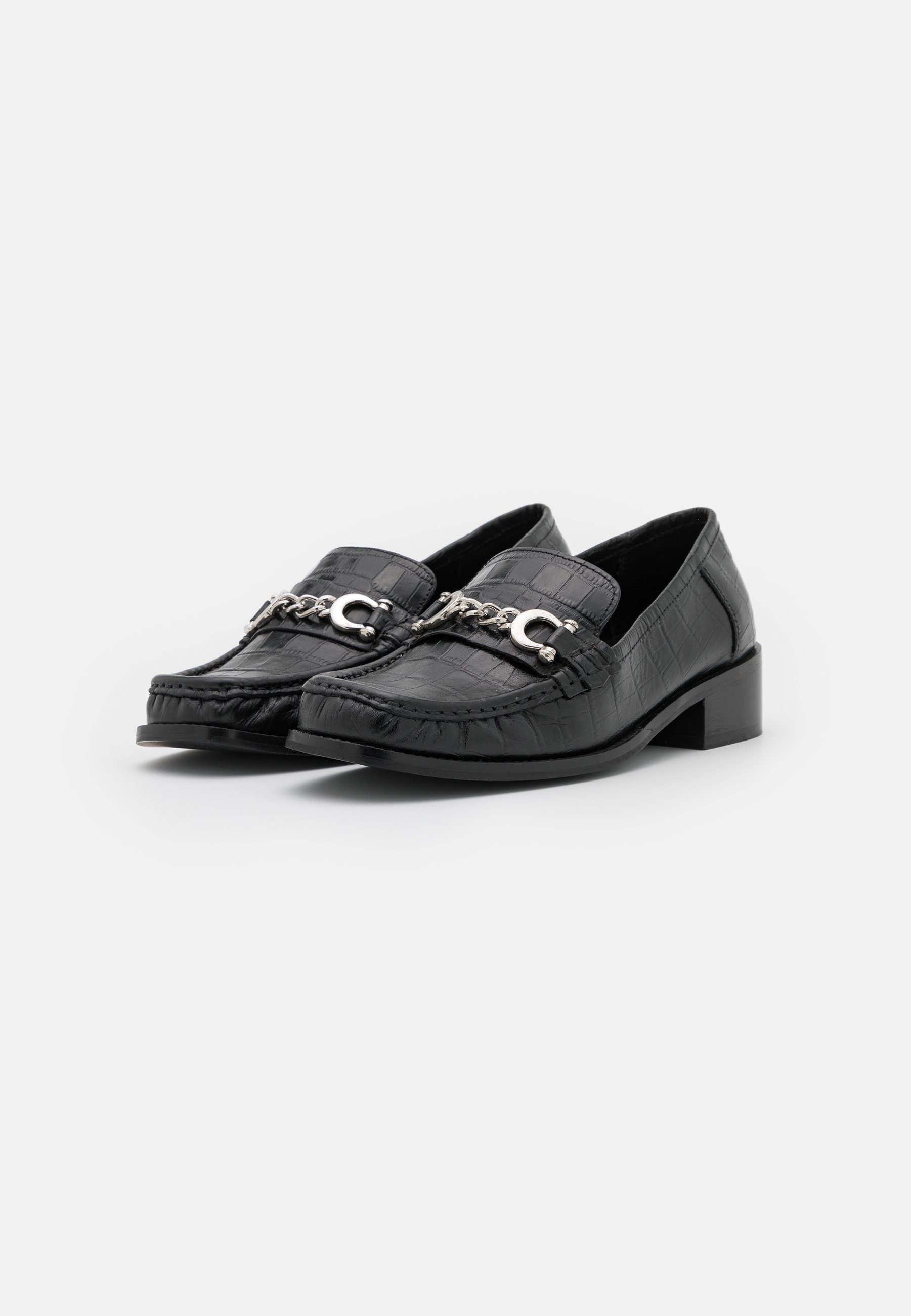 Topshop LINCON CHAIN LOAFER - Mocasines - black/negro - Zalando.es