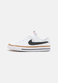 Nike Sportswear - COURT LEGACY UNISEX - Sporta apavi - white/black/desert ochre/light brown Miniatūras attēls 1