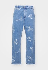 STAMP PANT - Jeans loose fit - blue