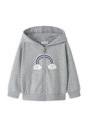 NMFVOLTANA NREG WH BRU - Sweatjacke - grey melange
