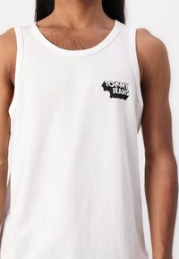 Tommy Jeans TJM SLIM STACK TANK - Top - ecru