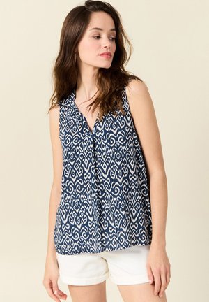 BONOBO Jeans ÄRMELLOSE - Bluse - bleu