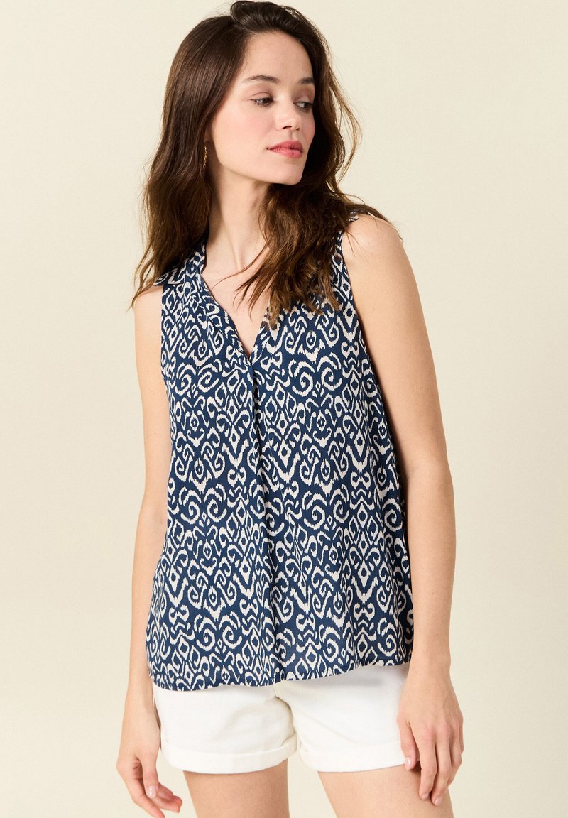 BONOBO Jeans ÄRMELLOSE - Camicetta - bleu