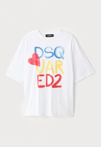 LOOSE FIT TEE - Printtipaita - white