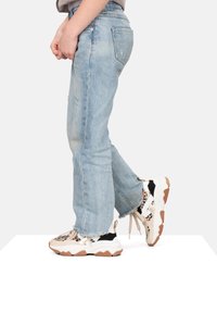 Posh by Poelman GIGI SNEAKERS - Zapatillas - black with animal print