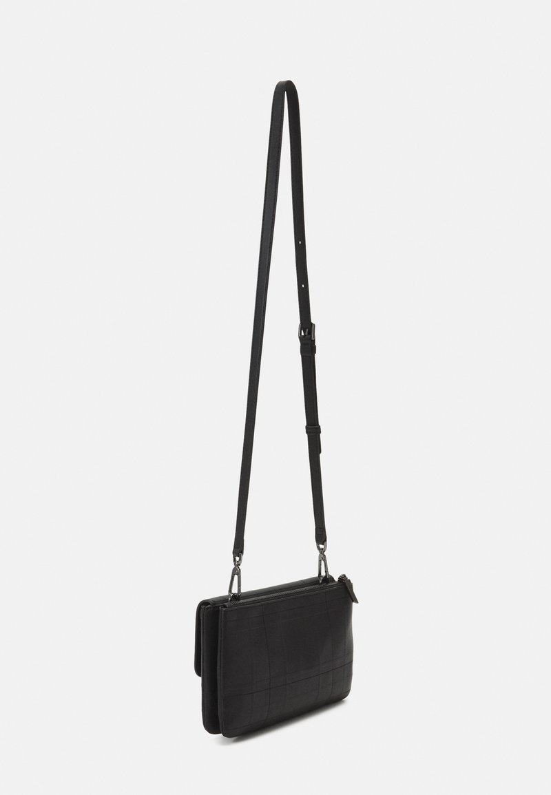 Calvin Klein RE LOCK BODY FLAP QUILT - Taška s příčným popruhem - black