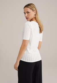 WE Fashion Apdrukāts T-krekls - white