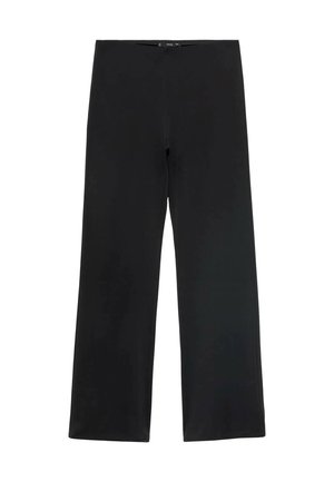 Mango STRAIGHT MID RISE - Pantaloni - black
