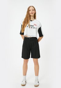 Koton SHORT SLEEVE  - T-shirts print - white