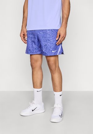 NIKECOURT VICTORY SHORT - Short de sport - lapis/light thistle/white