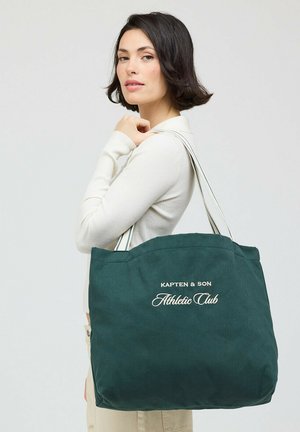 Kapten & Son, BASIC SHOPPER - Shopper - cotton dark green