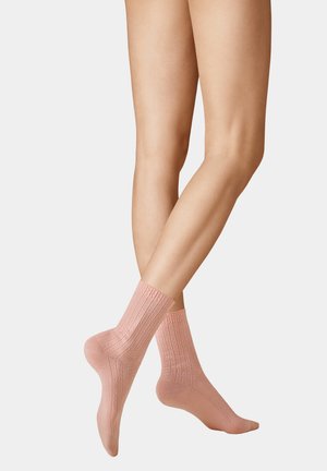 KUNERT ZIGZAG - Socken - powder rose
