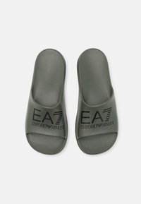 EA7 Emporio Armani Natikače za bazen - beetle/black