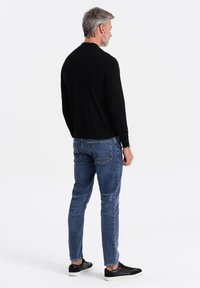 Ombre Strickpullover - black