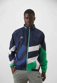 Umbro PANELLED TRACK JACKET - Tréningová bunda - dark navy/peppermint