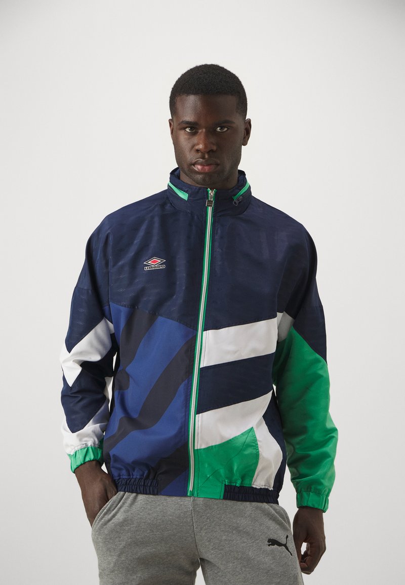 Umbro PANELLED TRACK JACKET - Tréningová bunda - dark navy/peppermint