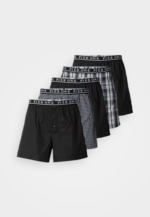 5 PACK - Boxer  - black/dark grey