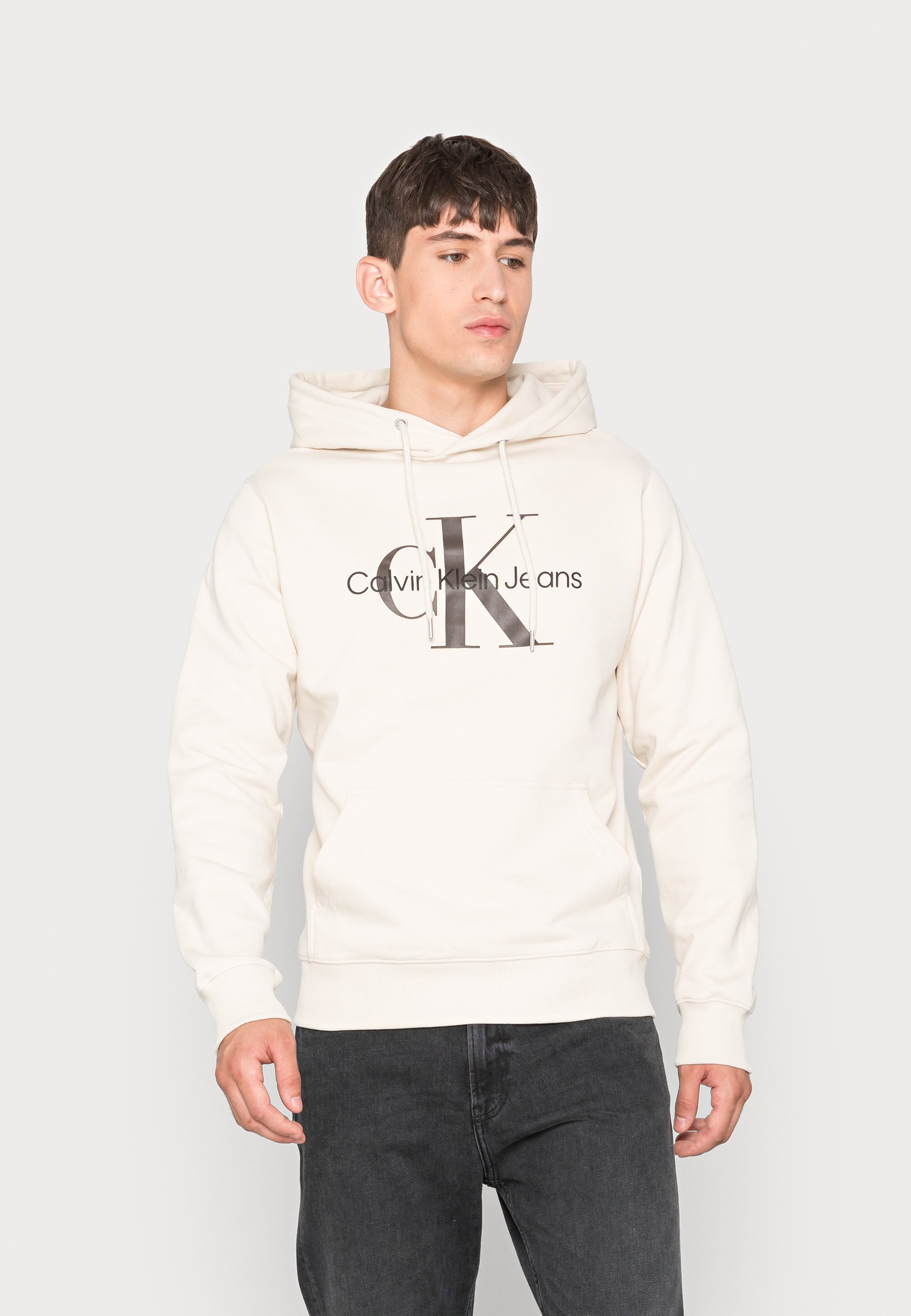 calvin klein grey zip up
