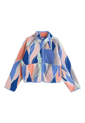Next, REGULAR FIT - ACTIVE ZIP THROUGH  - Giacca in pile - abstract print
