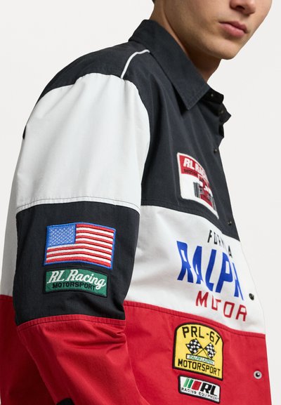 Polo Ralph Lauren RACING OVERSHIRT - Lett jakke - black