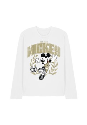 Disney, MICKEY MOUSE LAUREL FOOTBALL - Long sleeved top - white