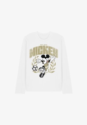 Disney, MICKEY MOUSE LAUREL FOOTBALL - Long sleeved top - white