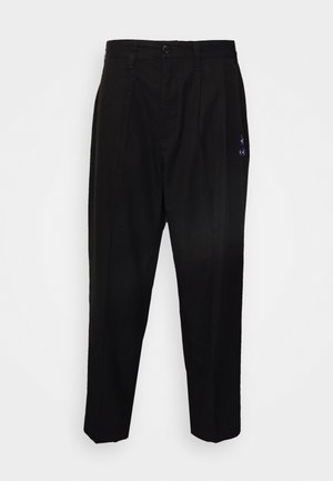 FUBAR EMBROIDERED PANT - Trousers - black