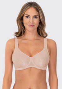 SOFIA JACQUARD SMOOTH - T-Shirt BH - Beige