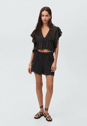 POMPONT - Blouse - black