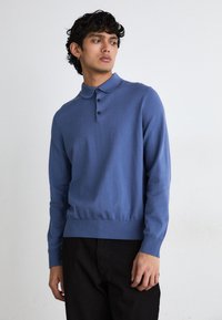 BOSS - GEMELLO - Long sleeved top - open blue Thumbnail Image 1