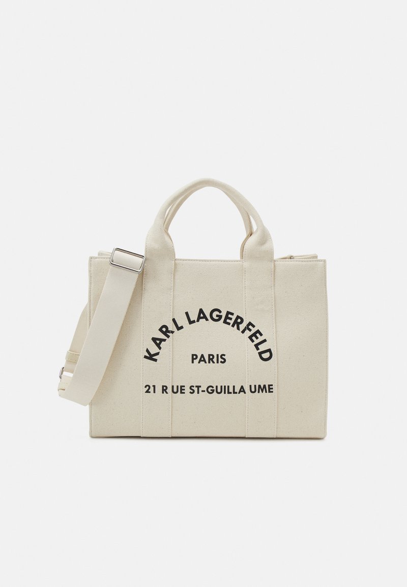 KARL LAGERFELD - SQUARE MEDIUM TOTE - Bolso de mano - natural, Ampliar