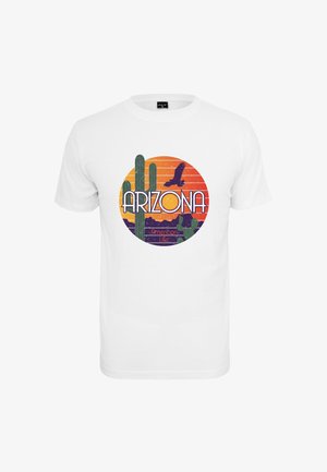 Mister Tee, AMERICAN LIFE ARIZONA - Trükipildiga T-särk - white