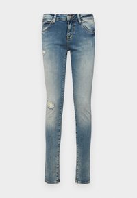 NICOLE - Oprijete (skinny) kavbojke - millio wash