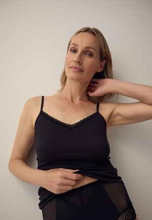 REGULAR FIT FRIENDLY COOLING  - Tops - black