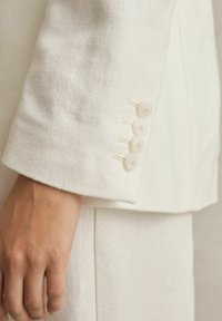 Reiss DEVON DOUBLE-BREASTED - Sacou - white