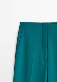 Massimo Dutti Tygbyxor - mottled dark green