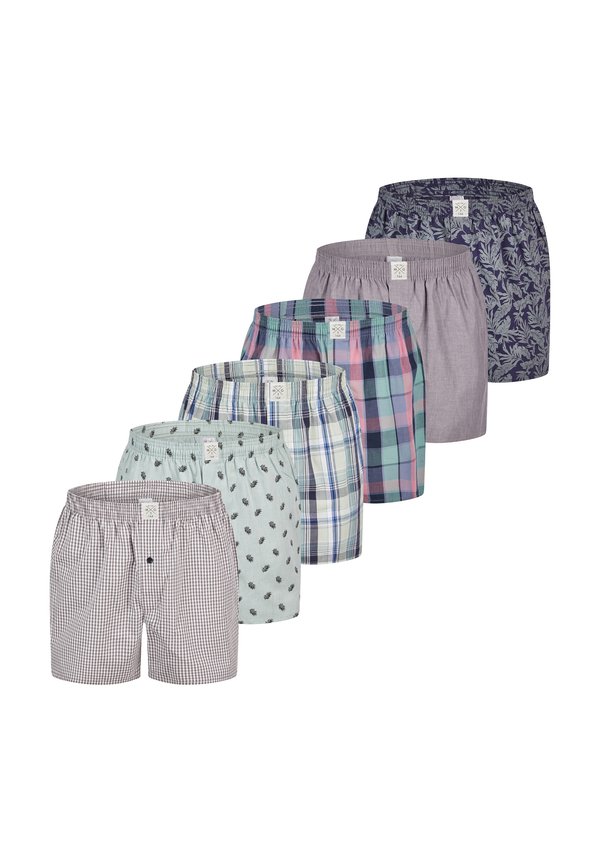 WIDE 6-PACK - Boxershorts - mehrfarbig