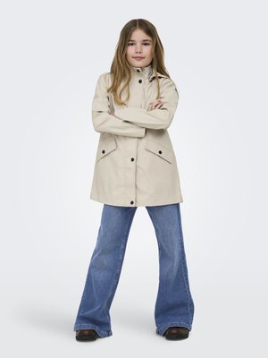 ONLY GIRLS KOGELISA HOOD - Αδιάβροχο μπουφάν - silver lining