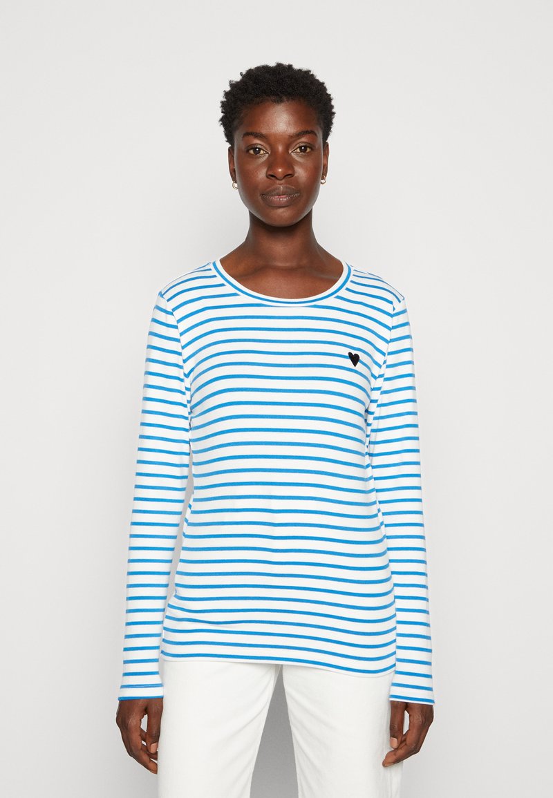 Kaffe LIDDY - Camisola de manga comprida - chalk/blue