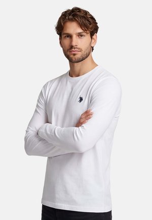 U.S. Polo Assn., USAaron - Langarmshirt - weiss-navy
