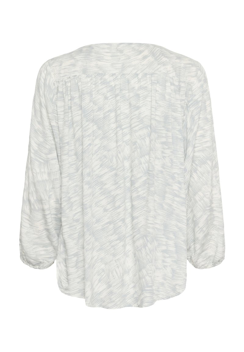 Blusa maniche a tre quarti in raso