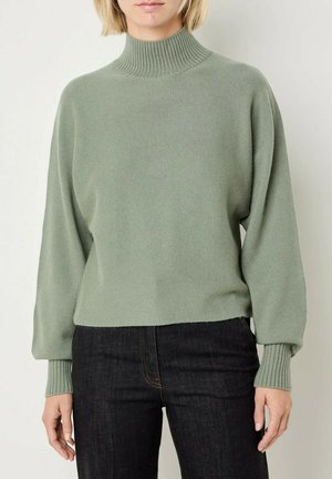 COLLO A LUPETTO - Maglione - salvia